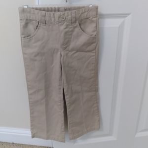 French Toast 3T Stretch Khaki School Uniform